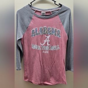 Pink Alabama quarter length shirt